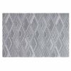 4 Pcs Dining Table Place Mats PVC Placemats Heat Resistant Woven Polyester Kitchen Table Mats 17.7x11.8 inch, Grey