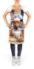 Rhodesian Ridgeback The Chef Apron Cooking Kitchen Server Baking Crafts Gardening for Adult Women Men, Unisex, Large, Multicolor