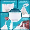 Disposable Travel Laundry Bags for Dirty Clothes, 18x19x4 Inch. 100 Pack White Hotel Plastic Laundry Bags