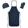 Cowboys 3PC Set - Apron; Mitt; Hat