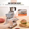 VEVOR Commercial Burger Patty Maker, 100mm/4inch Hamburger Beef Patty Maker, Heavy Duty Food-Grade Stainless Steel Bowl Burger Press Machine