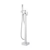 VEVOR Freestanding Bathtub Faucet, Floor Mount, Freestanding Tub Filler, Shower Mixer Taps, Two Water Modes, 360¬∞ Swivel Spout