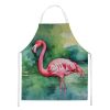 Flamingo Apron Cooking Kitchen Server Baking Crafts Gardening for Adult Women Men, Unisex, Large, Multicolor