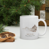 Misty Peaks Coffee Mug - Dreamy Mountain Watercolor Art