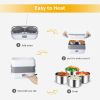 1pc Electric Lunch Box; Food Heater; Portable Food Warmer For Home And Office; Self Heating Lunch Box; Stainless Steel Food Container; Heated Bento Bo