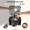 2LB 19-in-1 Bread Maker Automatic Compact Dough Machine Nonstick 3 Crust Colors