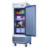 Dukers Commercial Single Door Bottom Mounted Upright Reach-in Freezer in Stainless Steel 17.79cu.ft.