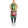 Flamingo Apron Cooking Kitchen Server Baking Crafts Gardening for Adult Women Men, Unisex, Large, Multicolor