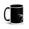 Galloping Grace Coffee Mugs Black & White Horse Art Mug Design By HadiArts