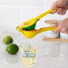 1pc; Lemon Lime Squeezer; Hand Juicer; Manual Press Citrus Juicer; No Seed 2 In 1 Double Layers Yellow Squeezer; Kitchen Gadgets; Home Kitchen Items